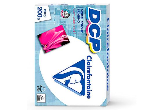 Papel fotocopia clairefontaine din a4 200 gr embalagem de 250 folhas , Clairefontaine , 152293 , 3329680180701